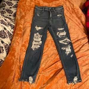 American Eagle Highest Rise Jegging Crop Size 10 Regular